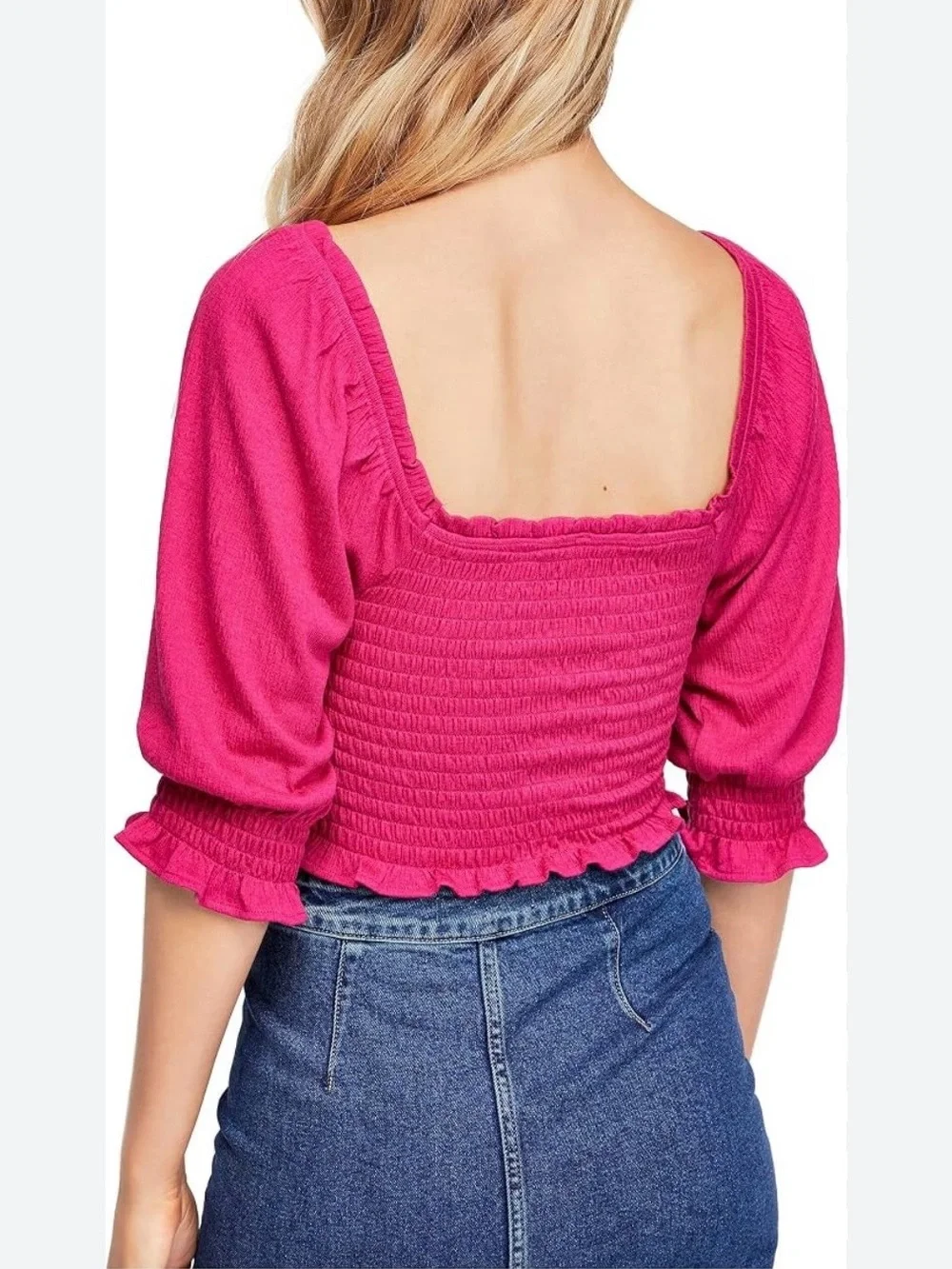 NWT Free People Brenyce Jungle Flower Smoked Top